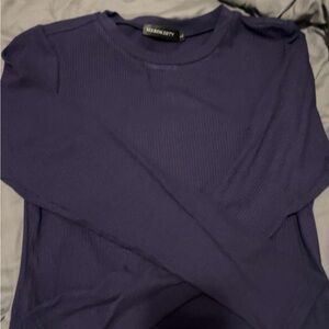 Mikoh Betty Navy Long Sleeve Top